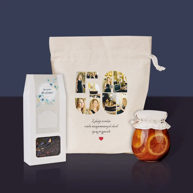 Kształt Ze Zdjęć: 50 Urodziny Życzenia - Herbata W Woreczku