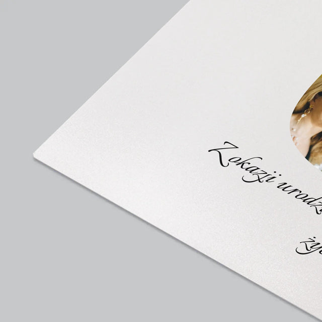 Kształt Ze Zdjęć: 50 Urodziny Życzenia - Podkładka Na Biurko