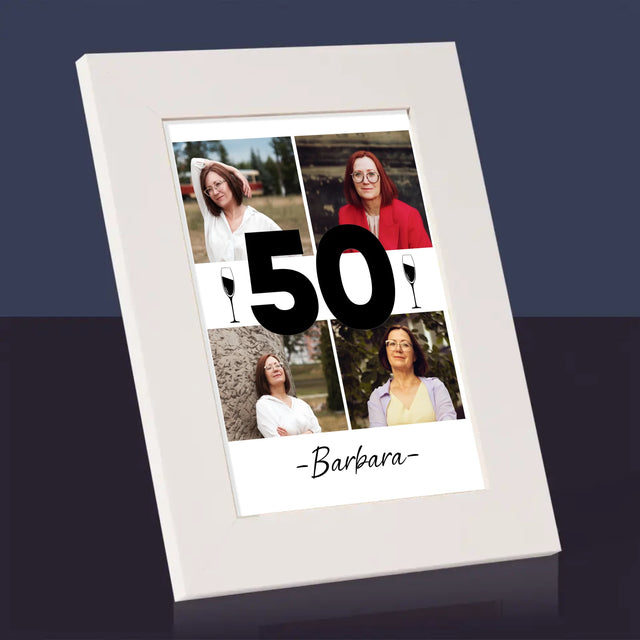 Fotokolaż: 50 Kieliszki - Ramka Na Zdjęcie