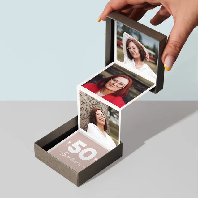 Fotokolaż: 50 Kieliszki - Zestaw Zdjęć Harmonijka