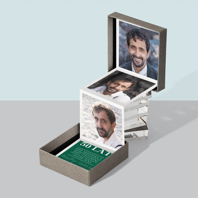 Zdjęcie I Podpis: 50 Lat Odliczanie - Zestaw Zdjęć Harmonijka