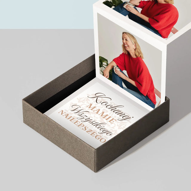 Zdjęcie I Podpis: Kochanej Mamie Z Okazji 50 Urodzin - Zestaw Zdjęć Harmonijka