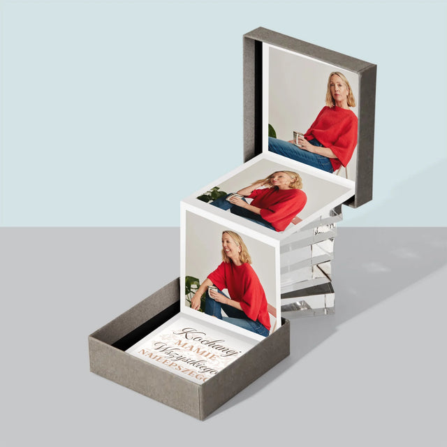 Zdjęcie I Podpis: Kochanej Mamie Z Okazji 50 Urodzin - Zestaw Zdjęć Harmonijka