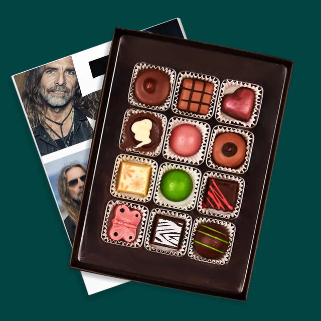 Fotokolaż: 50 Lat Cyfra Zdjęcia - Personalizowane Praliny