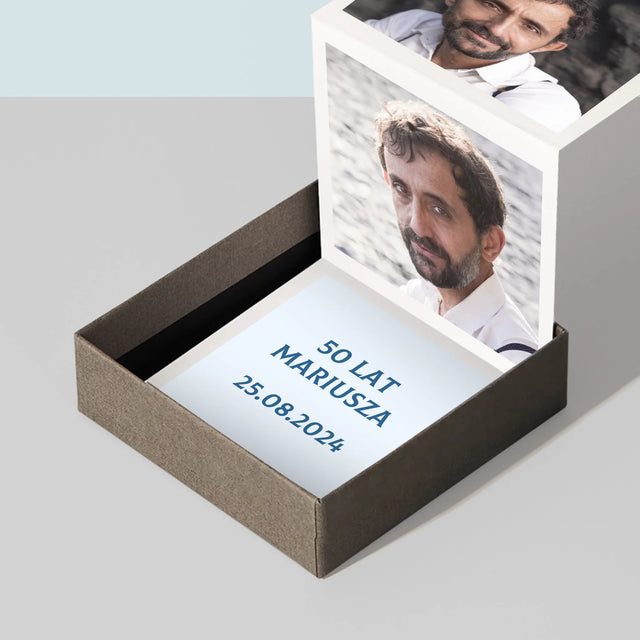 Fotokolaż: 50 Lat Cyfra Zdjęcia - Zestaw Zdjęć Harmonijka