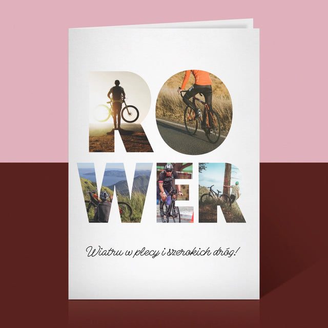 Słowo Ze Zdjęć: Rower - Kartka z Życzeniami