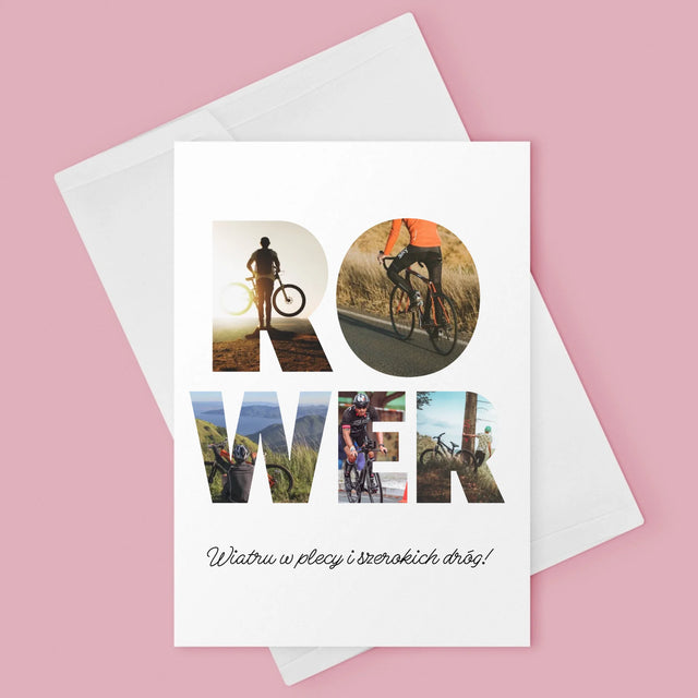 Słowo Ze Zdjęć: Rower - Kartka z Życzeniami