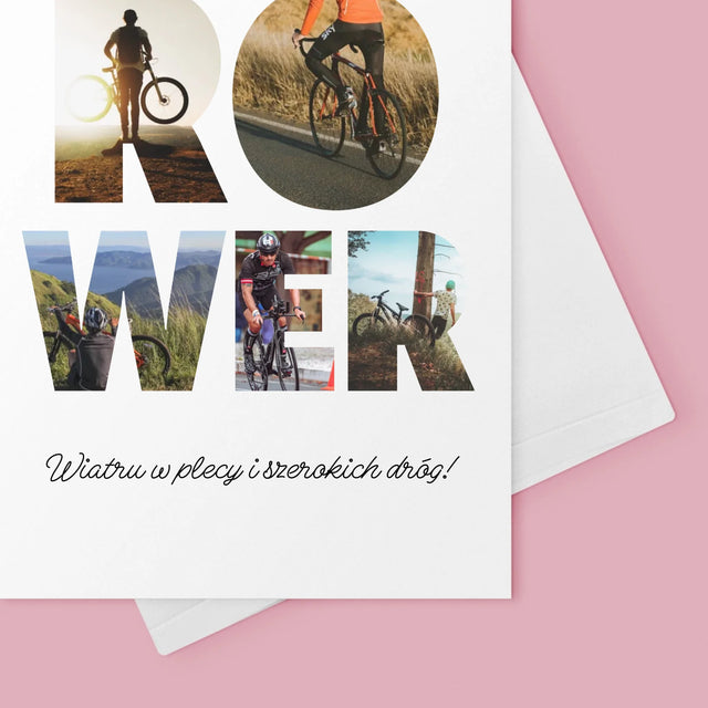 Słowo Ze Zdjęć: Rower - Kartka z Życzeniami