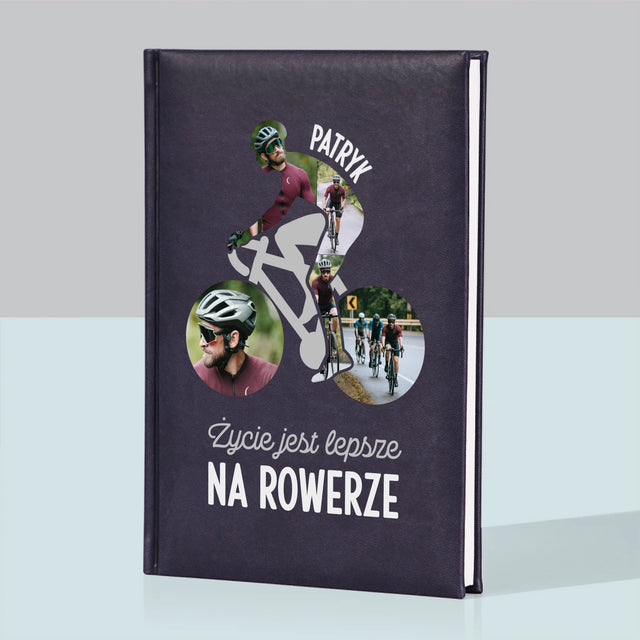 Kształt Ze Zdjęć: Życie Jest Lepsze Na Rowerze - Notes Książkowy