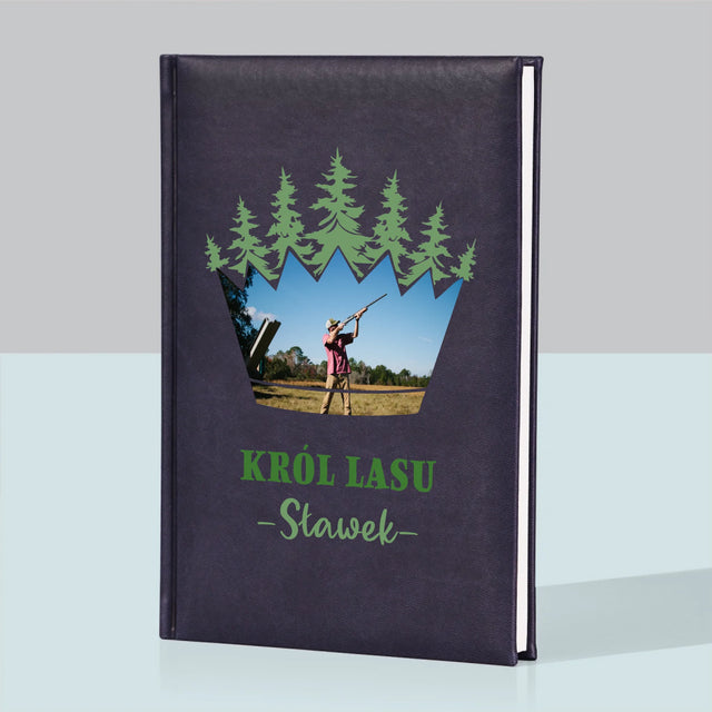 Kształt Ze Zdjęć: Król Lasu - Notes Książkowy z Nadrukiem