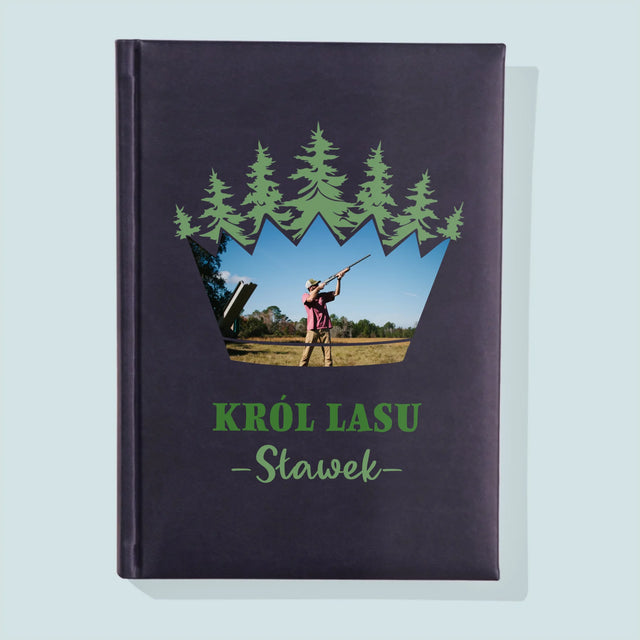 Kształt Ze Zdjęć: Król Lasu - Notes Książkowy z Nadrukiem