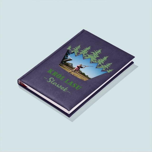 Kształt Ze Zdjęć: Król Lasu - Notes Książkowy z Nadrukiem