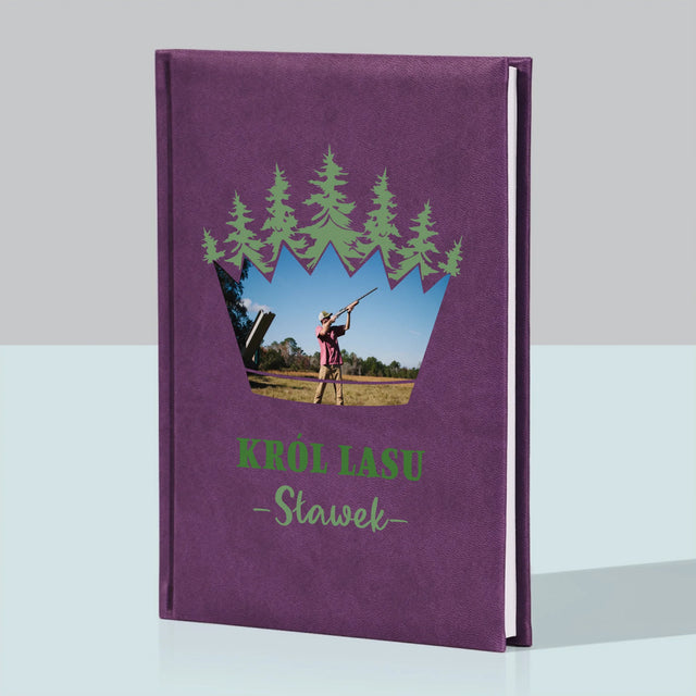 Kształt Ze Zdjęć: Król Lasu - Notes Książkowy z Nadrukiem