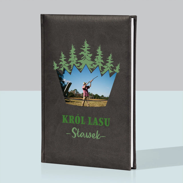 Kształt Ze Zdjęć: Król Lasu - Notes Książkowy z Nadrukiem