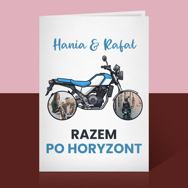Fotokolaż: Razem Po Horyzont - Kartka Z Życzeniami