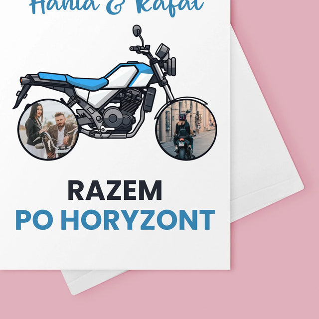 Fotokolaż: Razem Po Horyzont - Kartka Z Życzeniami