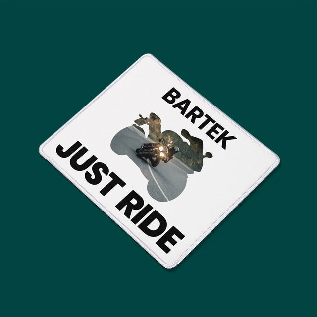 Kształt Ze Zdjęć: Just Ride - Podkładka Pod Myszkę