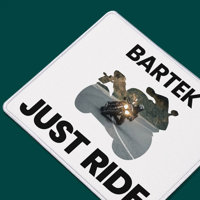 Kształt Ze Zdjęć: Just Ride - Podkładka Pod Myszkę