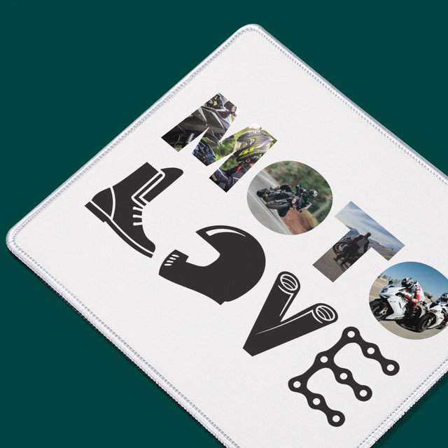 Słowo Ze Zdjęć: Motolove - Podkładka Pod Myszkę