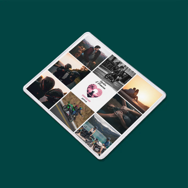 Fotokolaż: Droga Do Serca - Podkładka Pod Myszkę