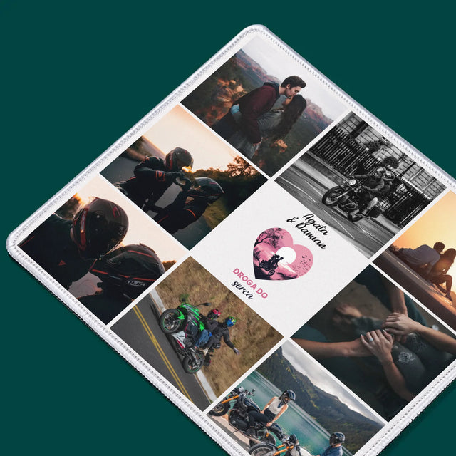 Fotokolaż: Droga Do Serca - Podkładka Pod Myszkę