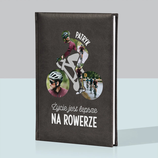 Kształt Ze Zdjęć: Życie Jest Lepsze Na Rowerze - Notes Książkowy