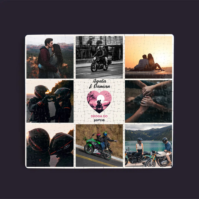 Fotokolaż: Droga Do Serca - Personalizowane Puzzle