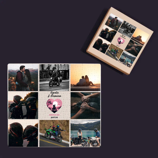 Fotokolaż: Droga Do Serca - Personalizowane Puzzle