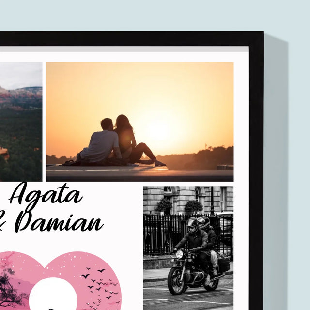 Fotokolaż: Droga Do Serca - Wydruk Obramowany