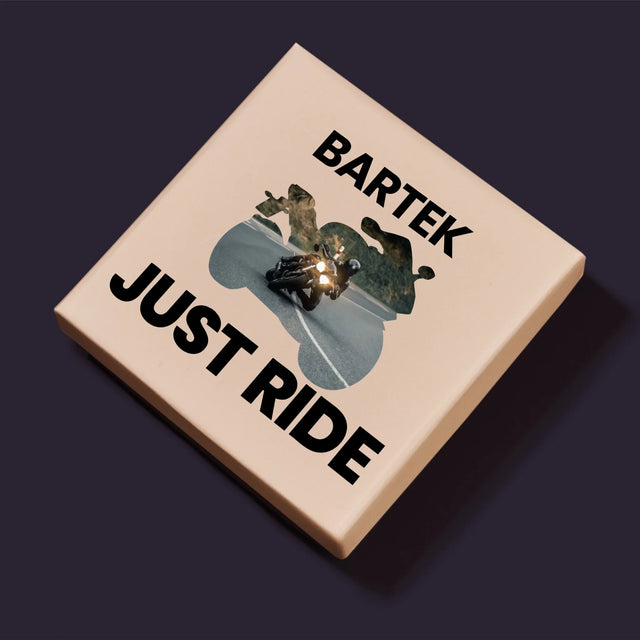 Kształt Ze Zdjęć: Just Ride - Personalizowane Puzzle