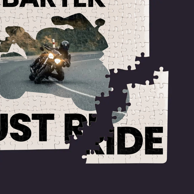 Kształt Ze Zdjęć: Just Ride - Personalizowane Puzzle