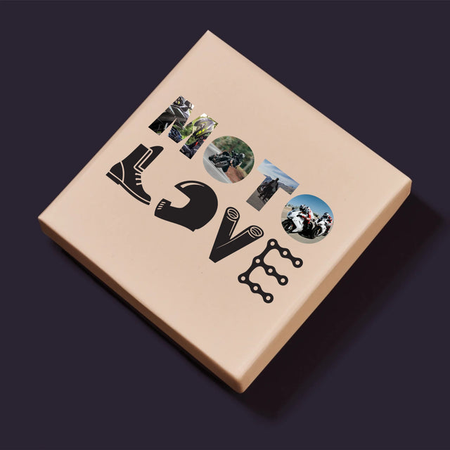 Słowo Ze Zdjęć: Motolove - Personalizowane Puzzle