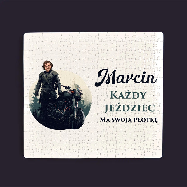 Twoja Postać: Każdy Jeździec - Personalizowane Puzzle