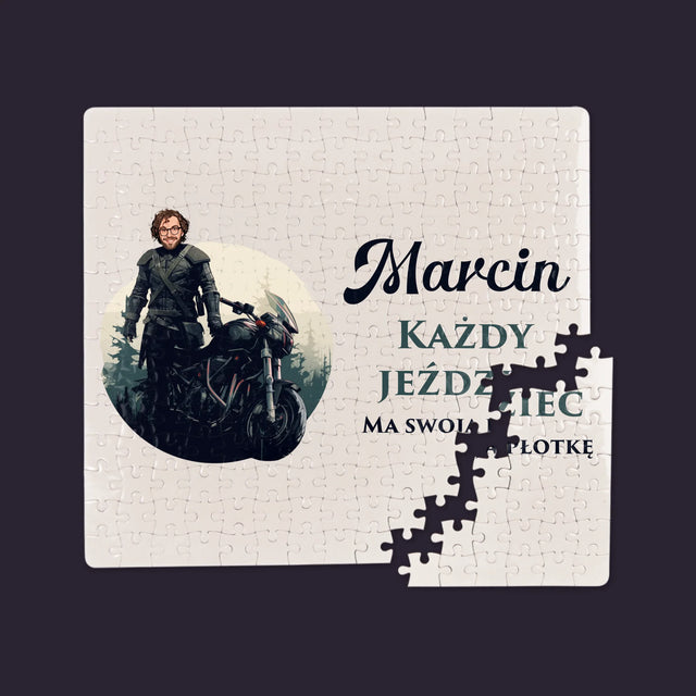Twoja Postać: Każdy Jeździec - Personalizowane Puzzle