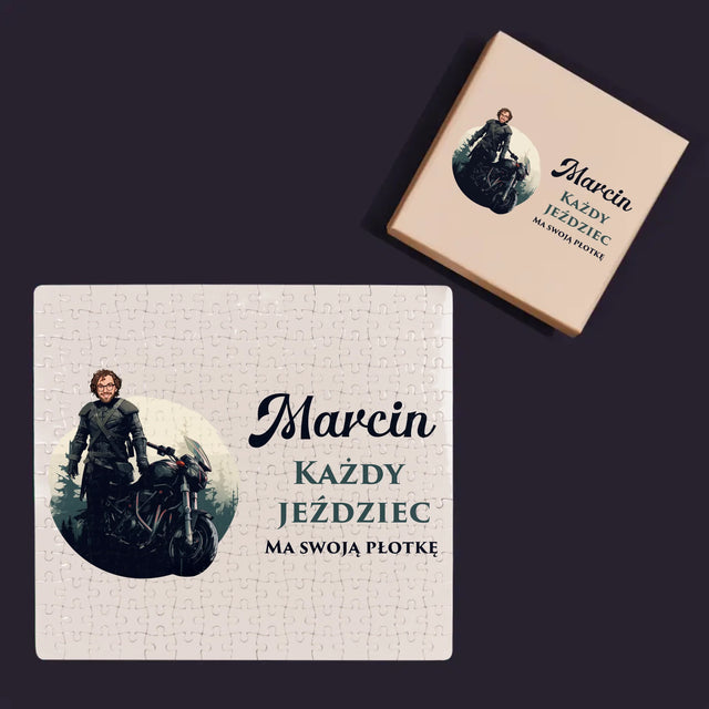 Twoja Postać: Każdy Jeździec - Personalizowane Puzzle
