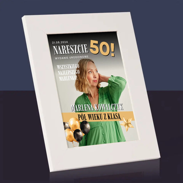Okładka Magazynu: Nareszcie 50 - Ramka Na Zdjęcie