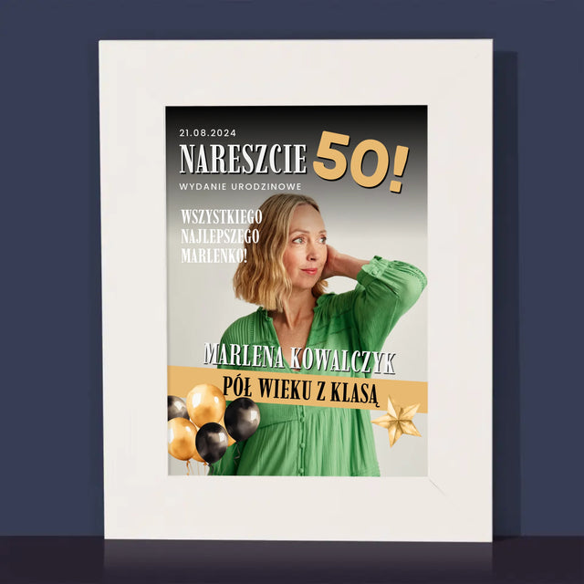 Okładka Magazynu: Nareszcie 50 - Ramka Na Zdjęcie