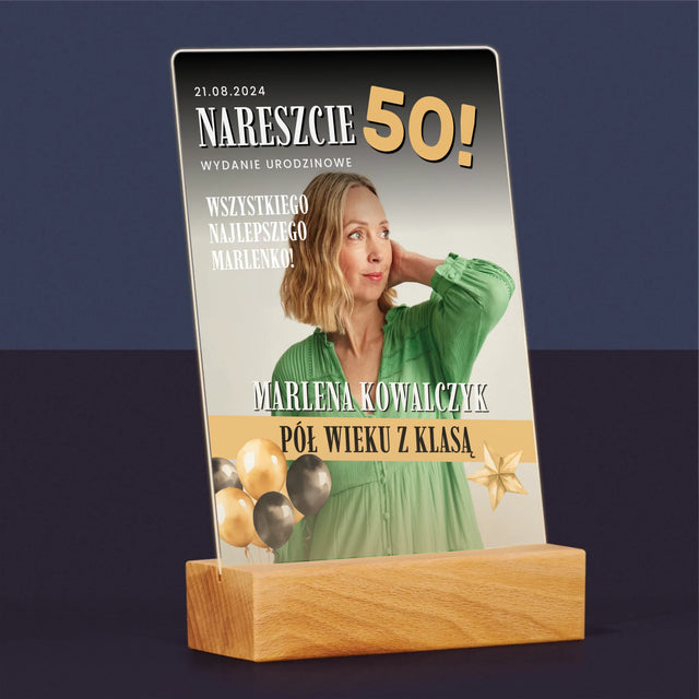 Okładka Magazynu: Nareszcie 50 - Wydruk Na Szkle Akrylowym