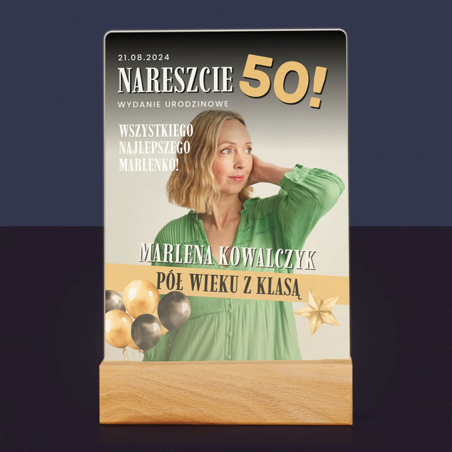 Okładka Magazynu: Nareszcie 50 - Wydruk Na Szkle Akrylowym