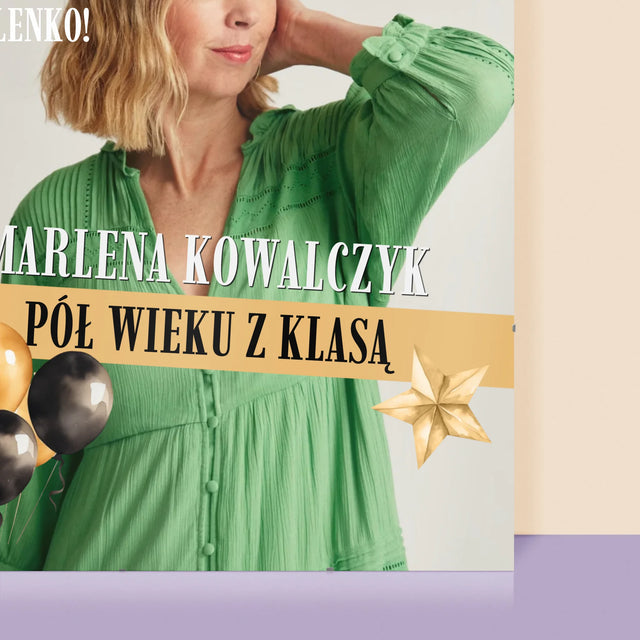 Okładka Magazynu: Nareszcie 50 - Personalizowany Plakat