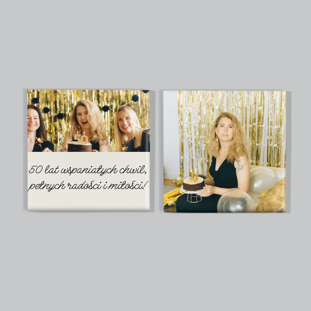 Fotokolaż: 50 Lat Wspaniałych Chwil - Zestaw Magnesów