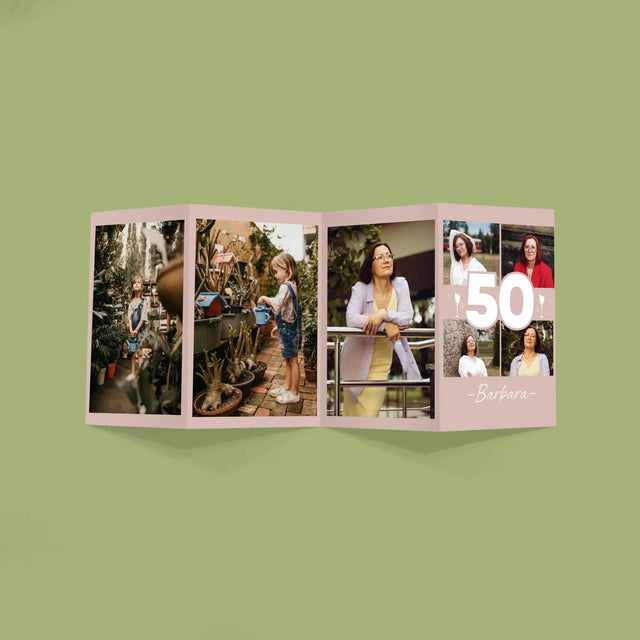 Fotokolaż: 50 Kieliszki - Duża Harmonijka Ze Zdjęć