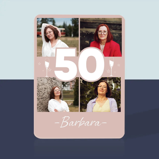 Fotokolaż: 50 Kieliszki - Karty Do Gry