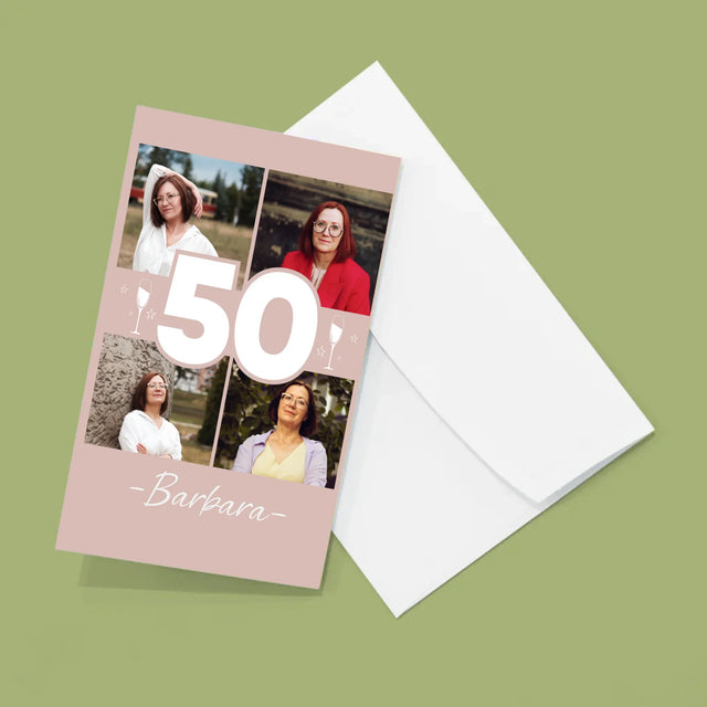 Fotokolaż: 50 Kieliszki - Duża Harmonijka Ze Zdjęć