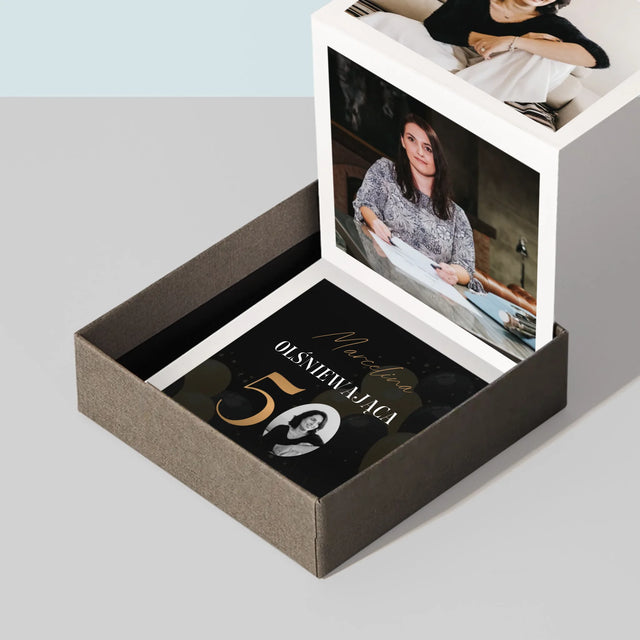 Zdjęcie I Podpis: Olśniewająca 50 - Zestaw Zdjęć Harmonijka