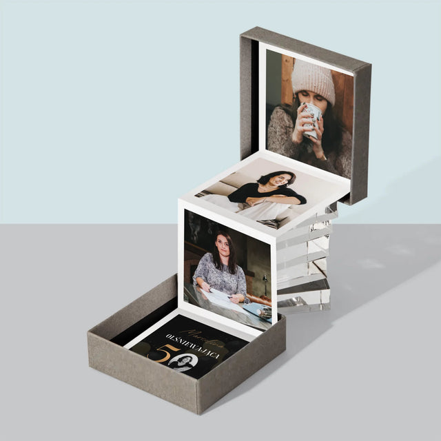 Zdjęcie I Podpis: Olśniewająca 50 - Zestaw Zdjęć Harmonijka