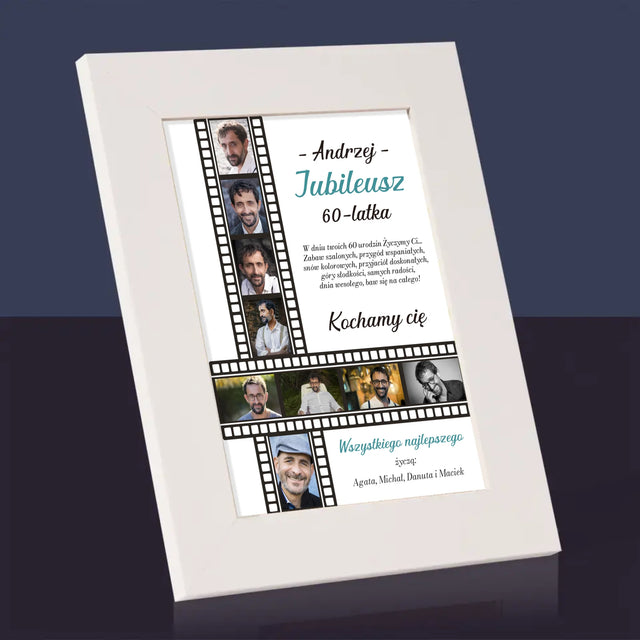 Fotokolaż: Jubileusz 60-Latka - Ramka Na Zdjęcie