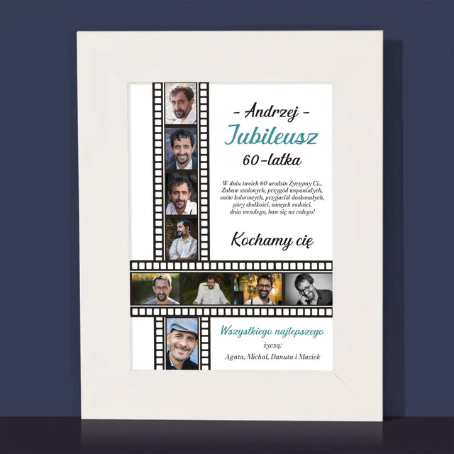 Fotokolaż: Jubileusz 60-Latka - Ramka Na Zdjęcie