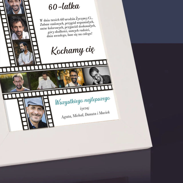 Fotokolaż: Jubileusz 60-Latka - Ramka Na Zdjęcie