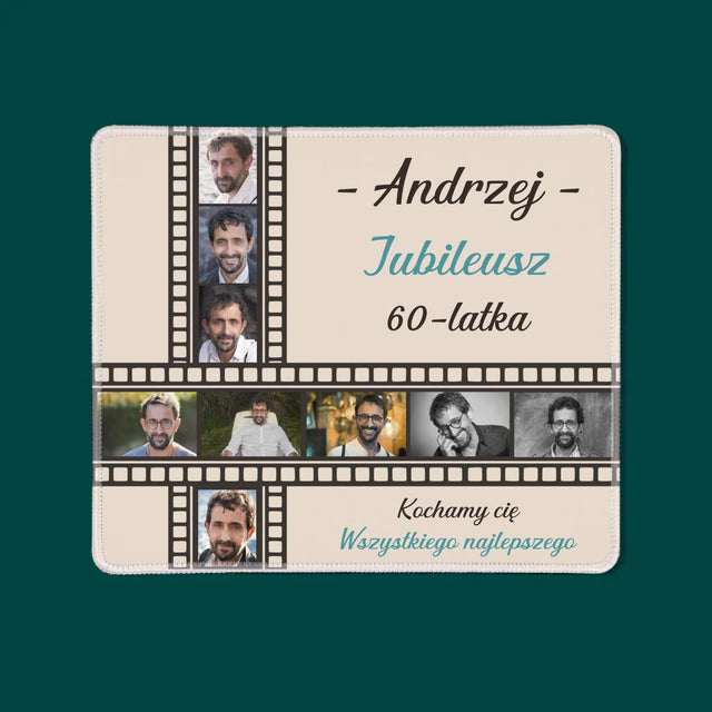 Fotokolaż: Jubileusz 60-Latka - Podkładka Pod Myszkę